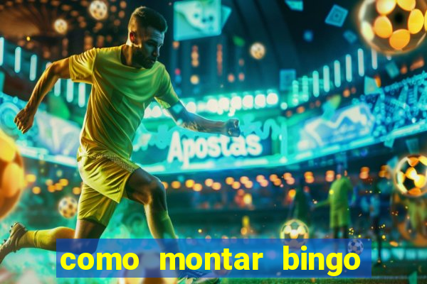 como montar bingo brinquedos toia